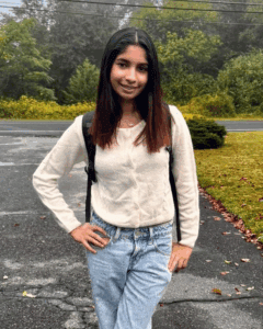 Anshini Biswas. Volunteer at Matheny.